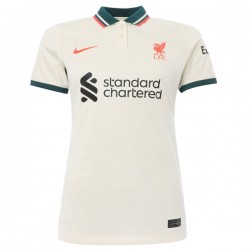 Camisola Liverpool Mulher Equipamento Segundo 2021-2022 Manga Curta